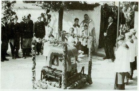 Weihe der TS8/8 1955